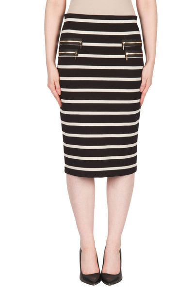 joseph-ribkoff-striped-skirt